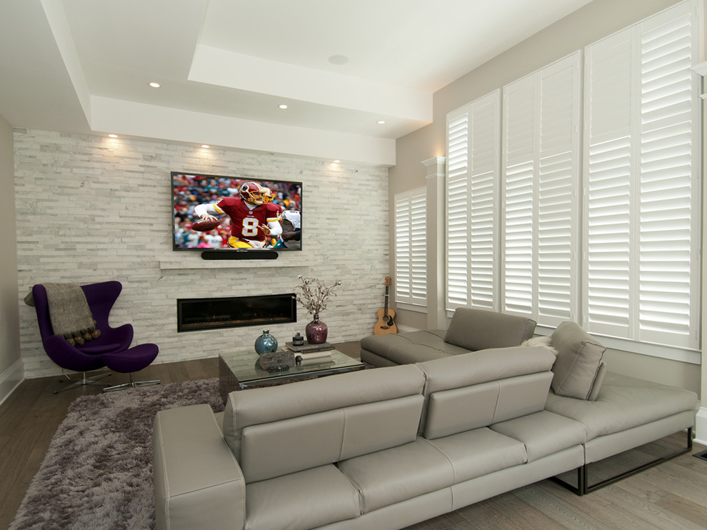 Contemporary Living Room Potomac Contemporary Living Room DC