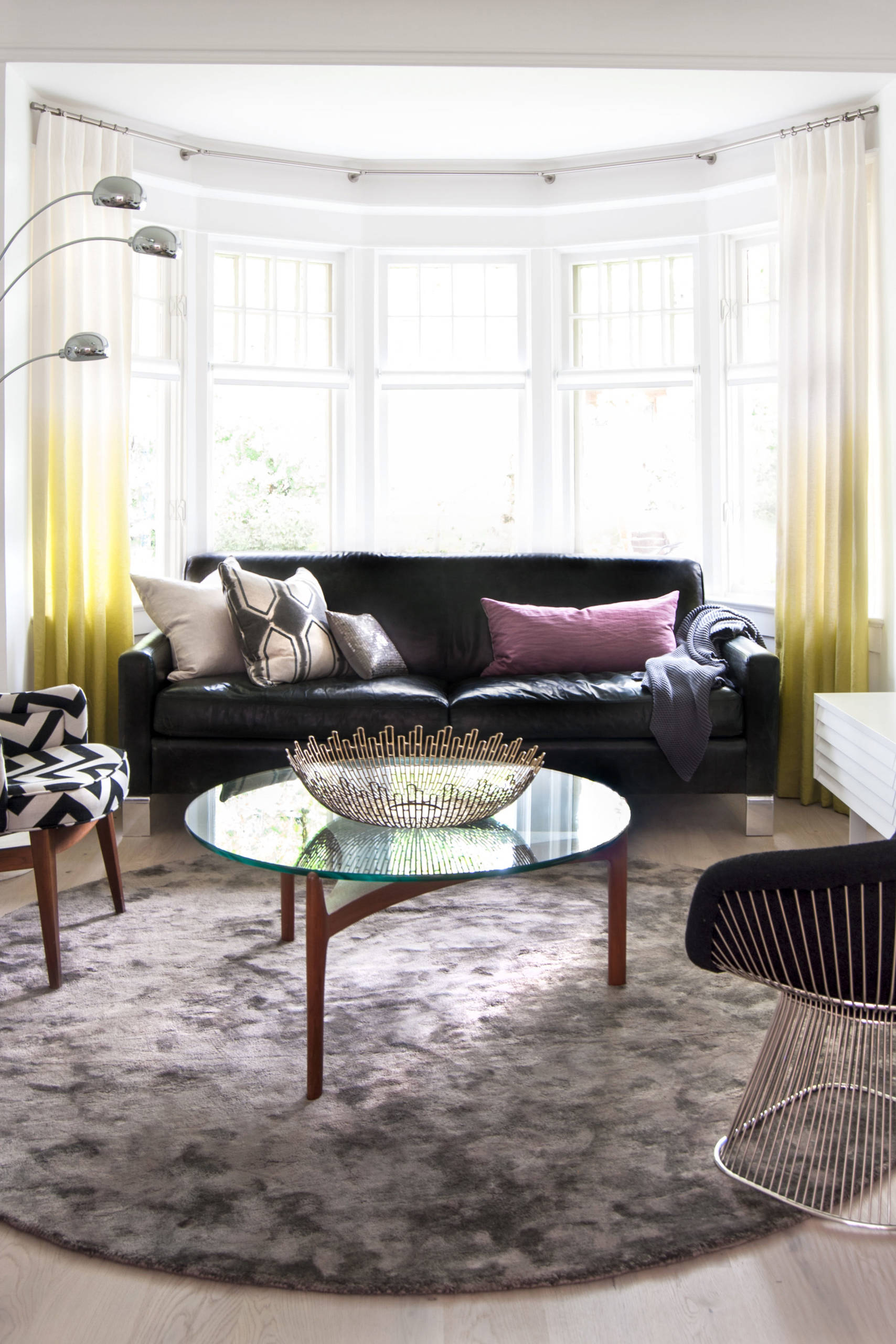 Come Around To The Idea Of A Round Rug, Round Rug Living Room