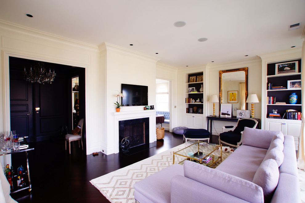 Bohemian living room in San Francisco.