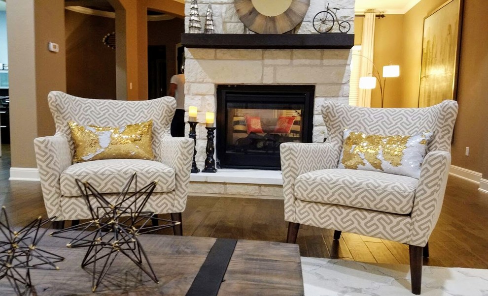 Conversation Area Formal Living Room Modern Living Room Austin