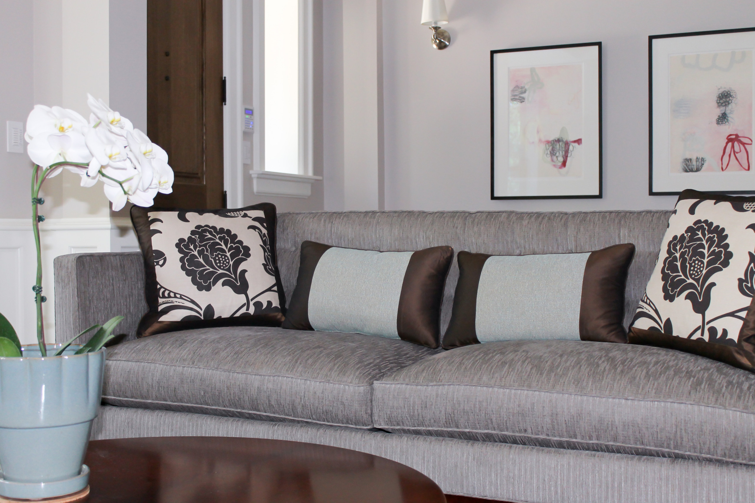 Burton James Sofa And Chaise Houzz