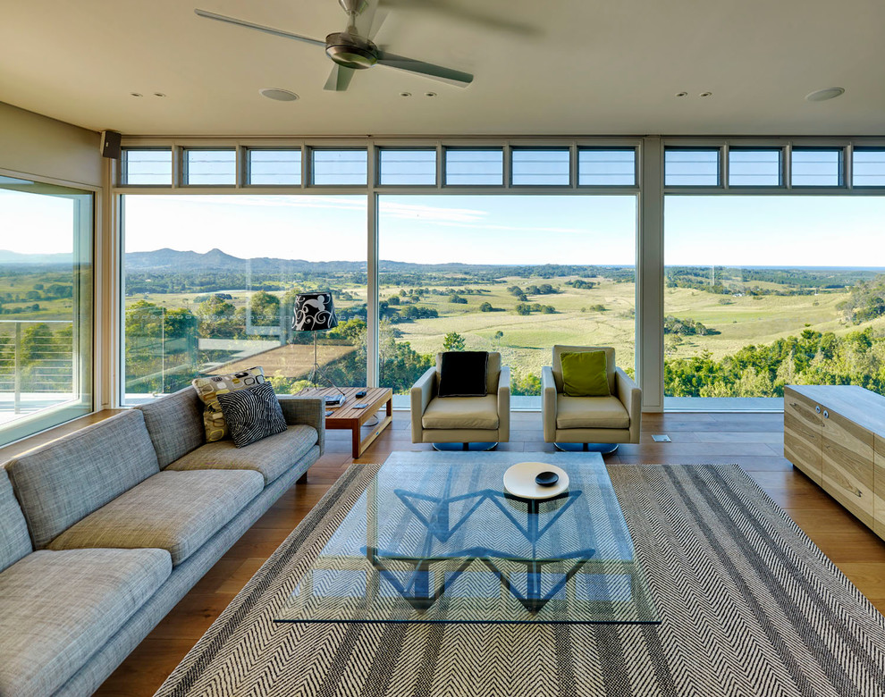 Living room - open concept living room idea in Gold Coast - Tweed