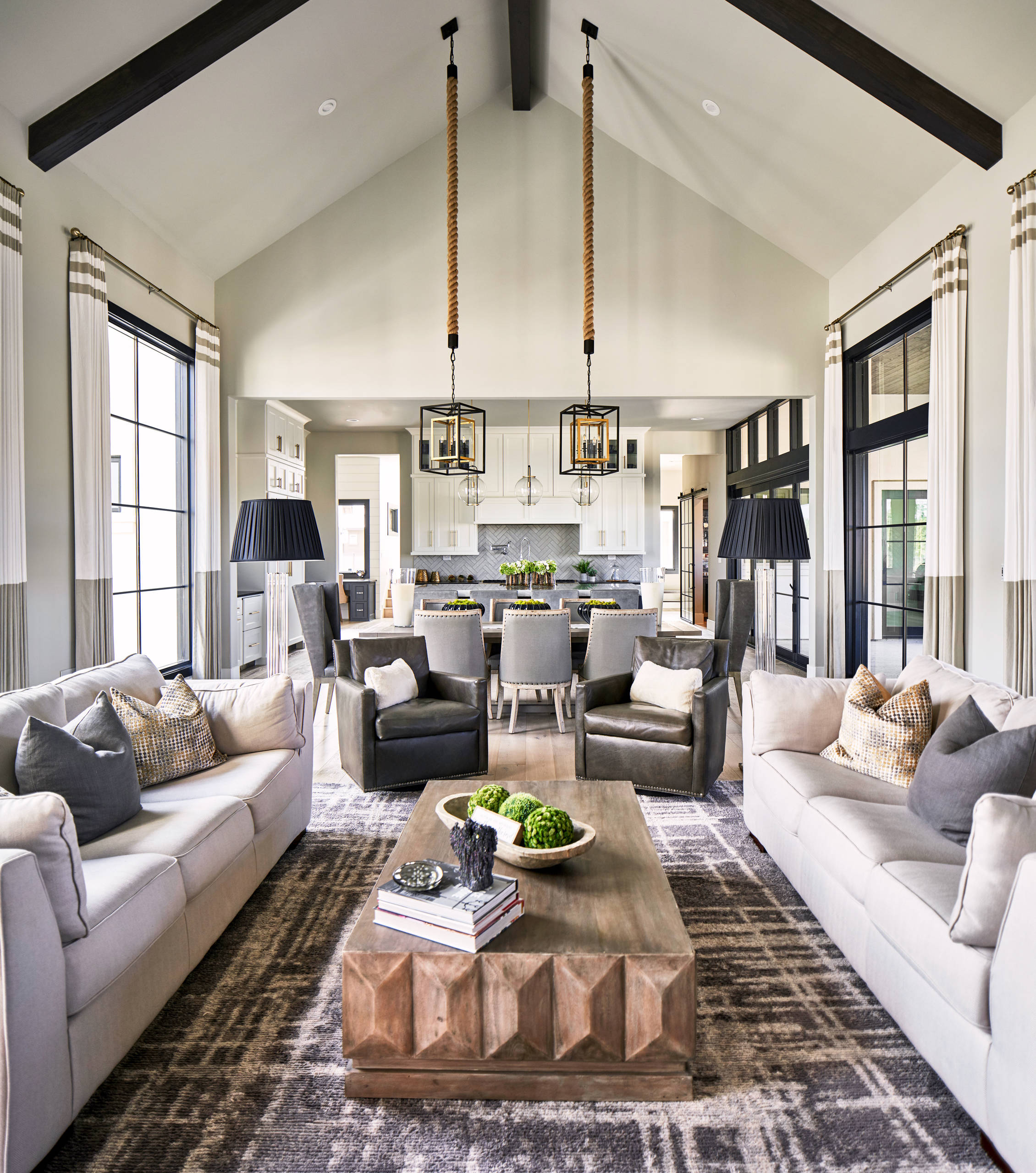 75 Transitional Living Room Ideas You