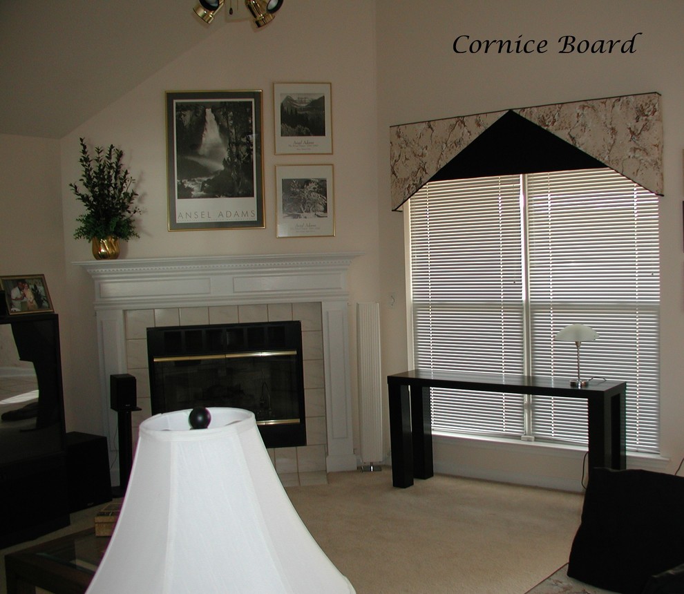 Cornice Boards Contemporary Living Room Other by The Interiors