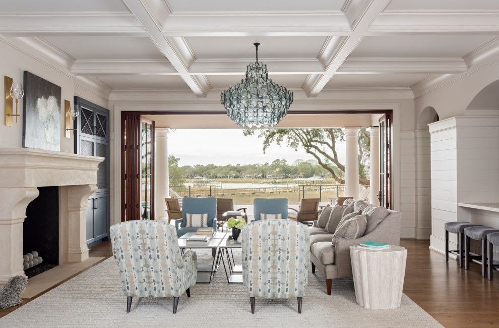 Country Club of Charleston Transitional Living Room Charleston