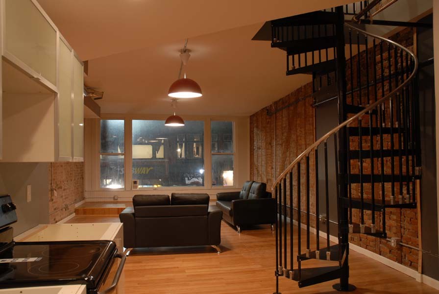 Court Street Student Housing Binghamton NY Modern Living Room New