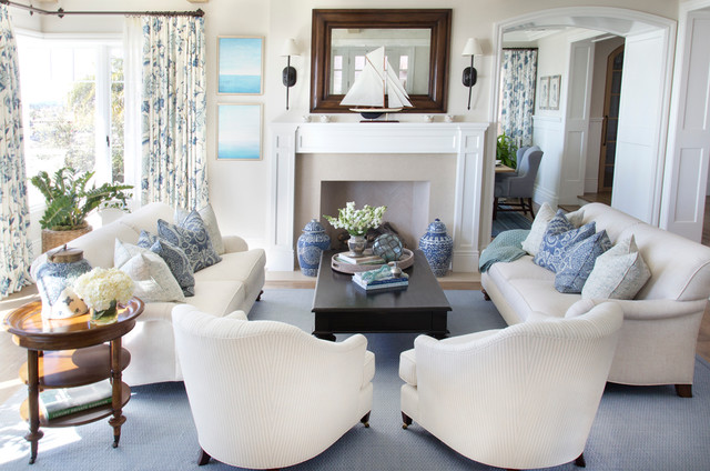 Cozy coastal living room deals