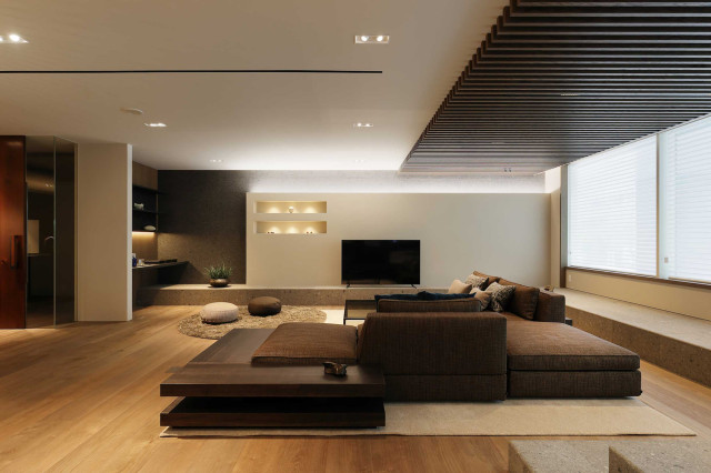 Craft 青山モデルルーム Contemporary Living Room Tokyo Suburbs By 株式会社クラフト Houzz