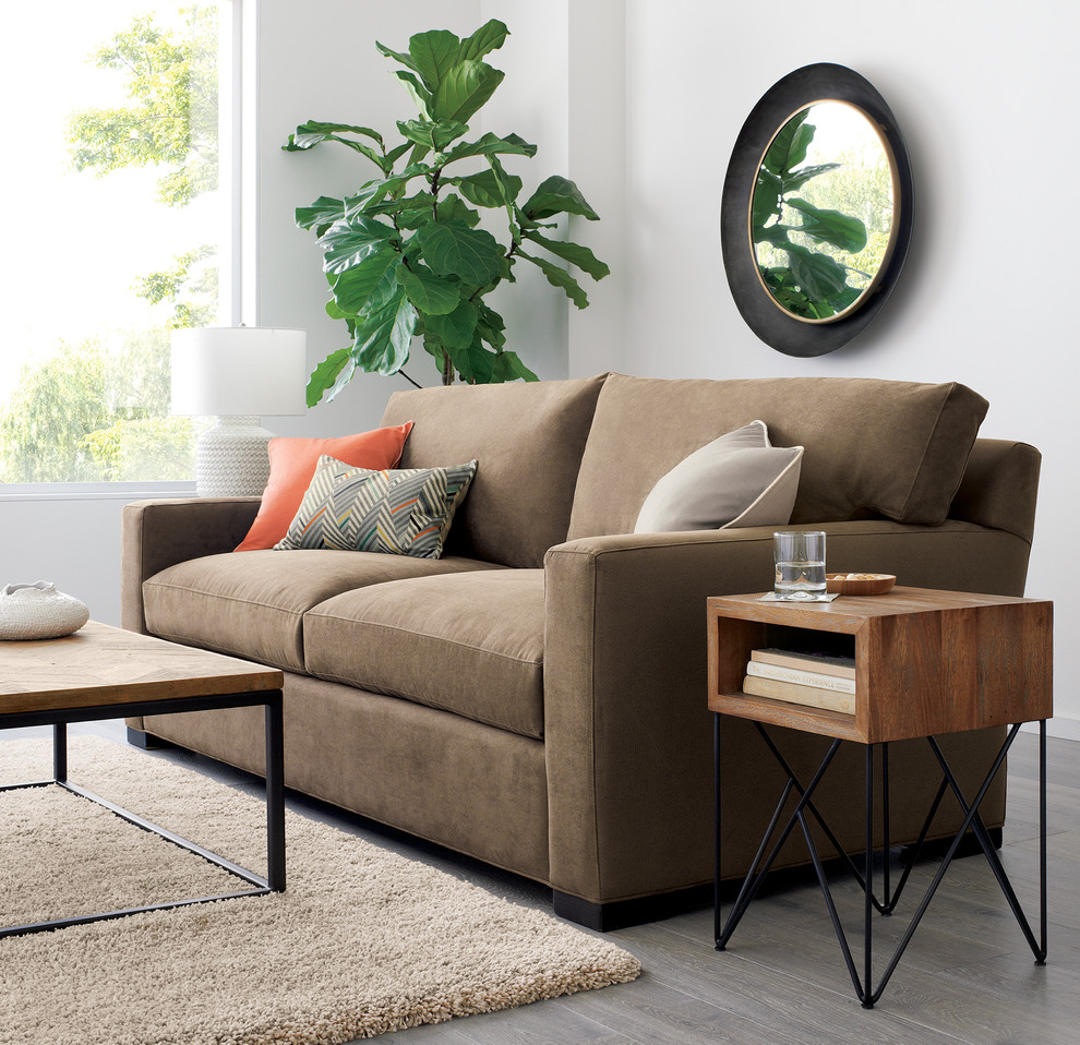 Crate and Barrel Winter 2015 Contemporary Living Room Chicago