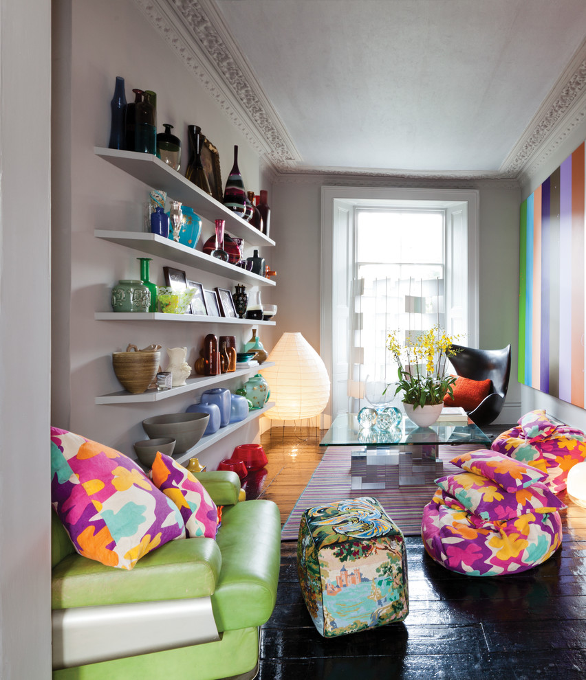 Photo of an eclectic living room in London.