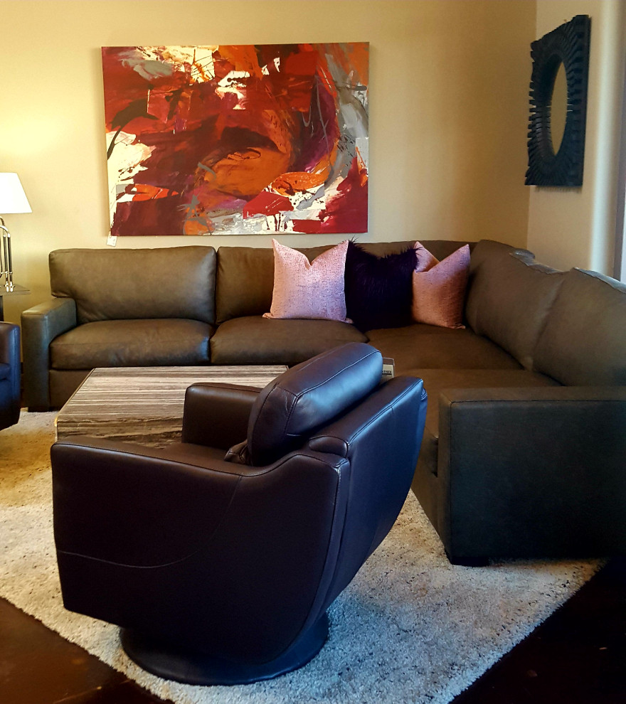 Creative Leather Gilbert Az Modern Living Room Phoenix by