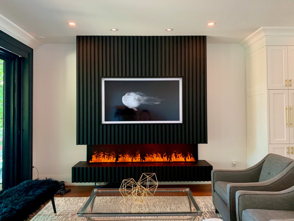 CREAX Water Vapor Fireplace Modern Living Room Los Angeles Houzz