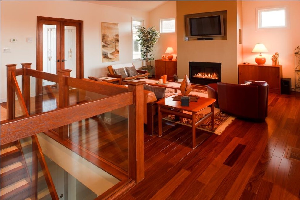 Cumaru Flooring - Gananoque - Modern - Living Room - Ottawa - by
