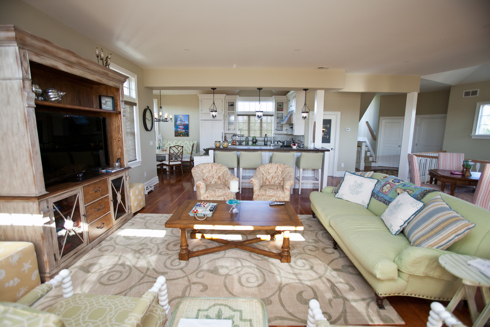 Custom Beach Homes, Long Beach Island, NJ Traditional Living Room