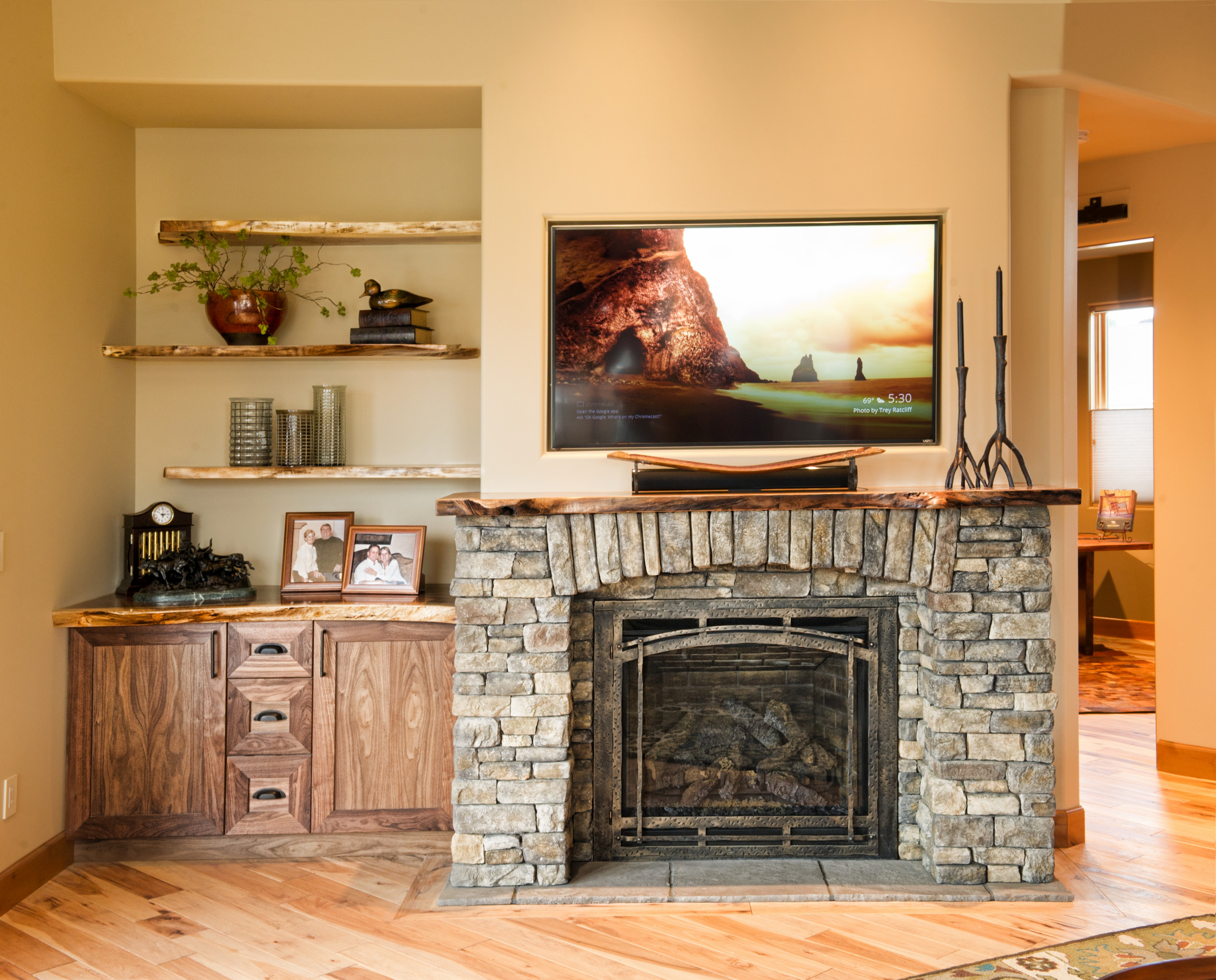 Live Edge Wood Mantel - Photos u0026 Ideas | Houzz