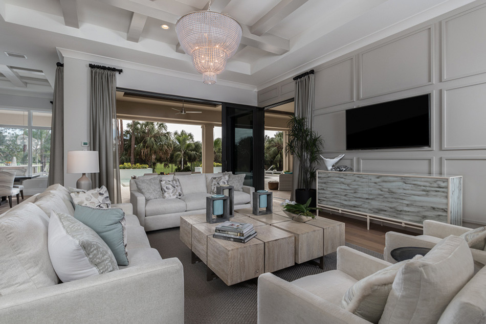 Custom Design Quail West Naples Florida Terranean Living Room Other By South Architecture Houzz Quail West Naples Florida, Sofa Beds Naples Florida