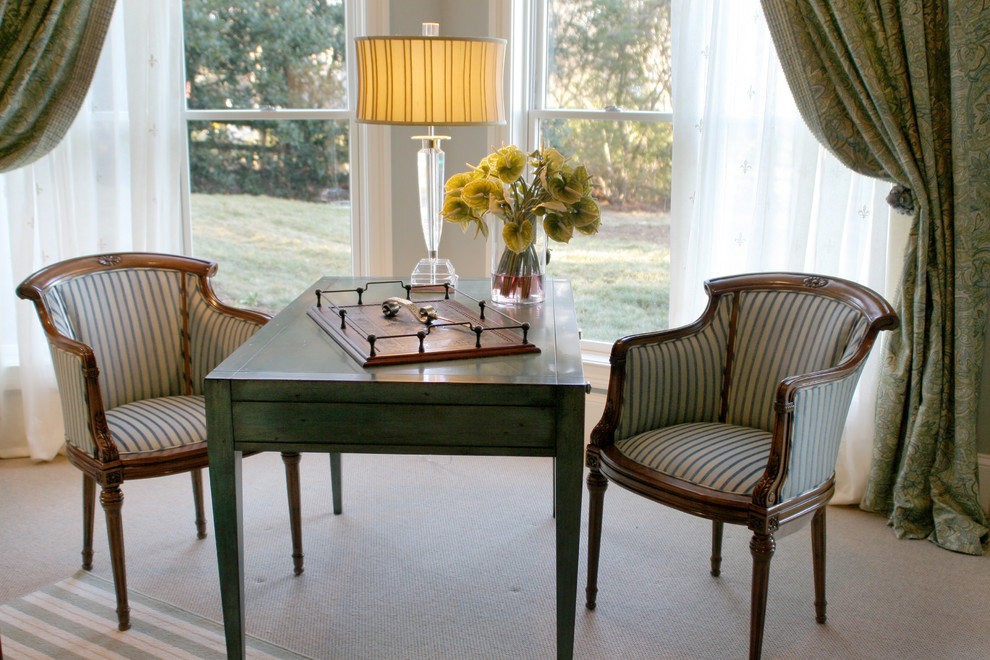 writing desk in living room