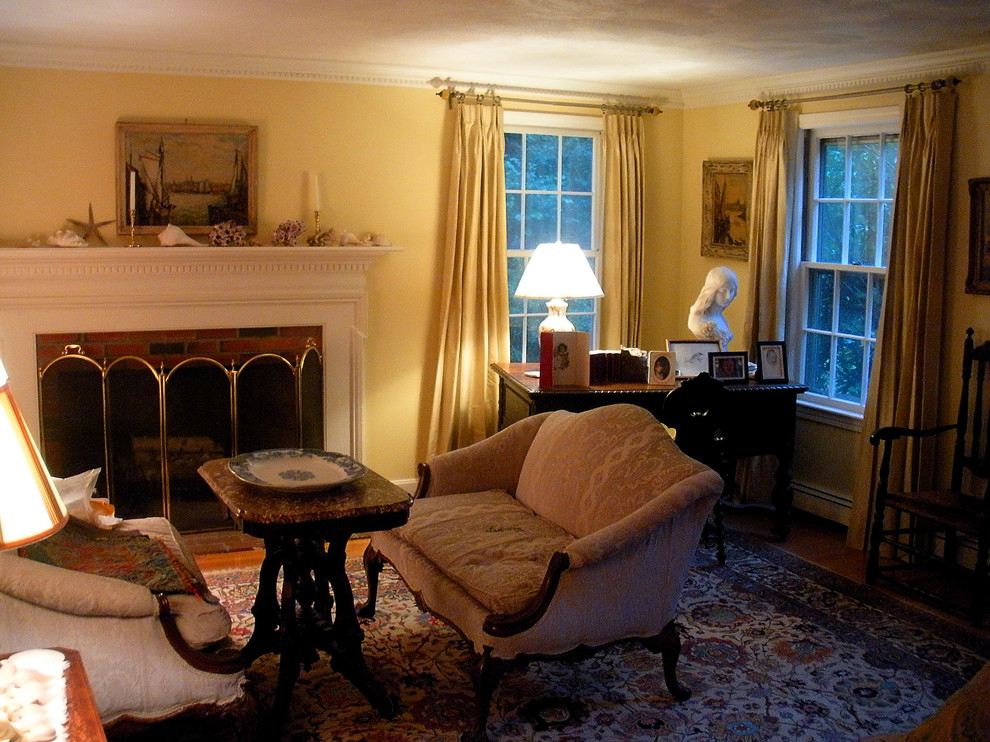 Klassisches Wohnzimmer in Boston