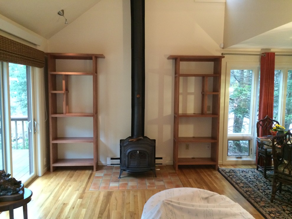 Custom furniture Transitional Living Room Boston by Pope