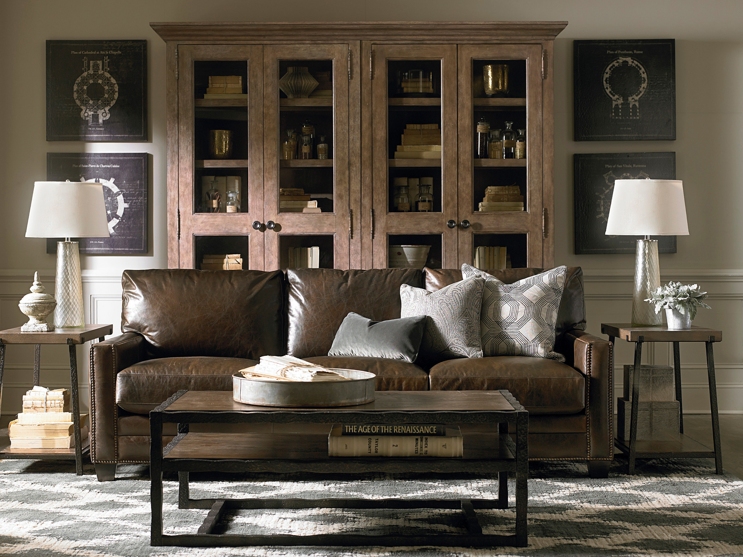 Living Room Ideas With Dark Leather Sofa Bryont Blog