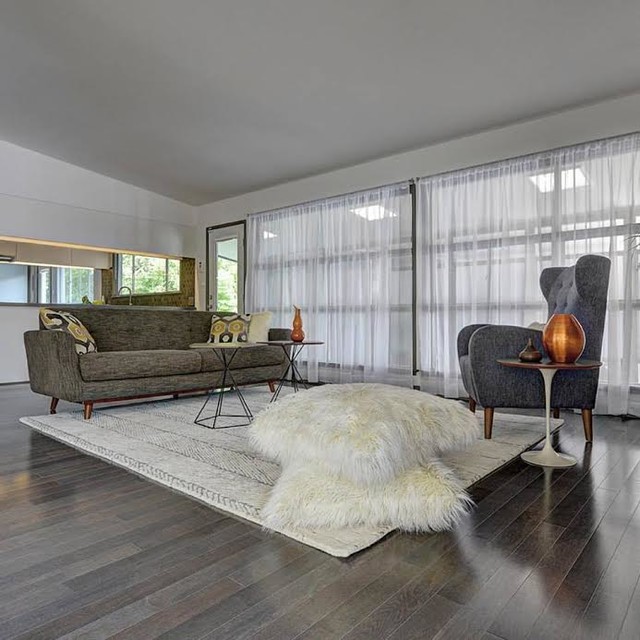 Custom Products Scandinavian Living Room Houston by Ashcroft