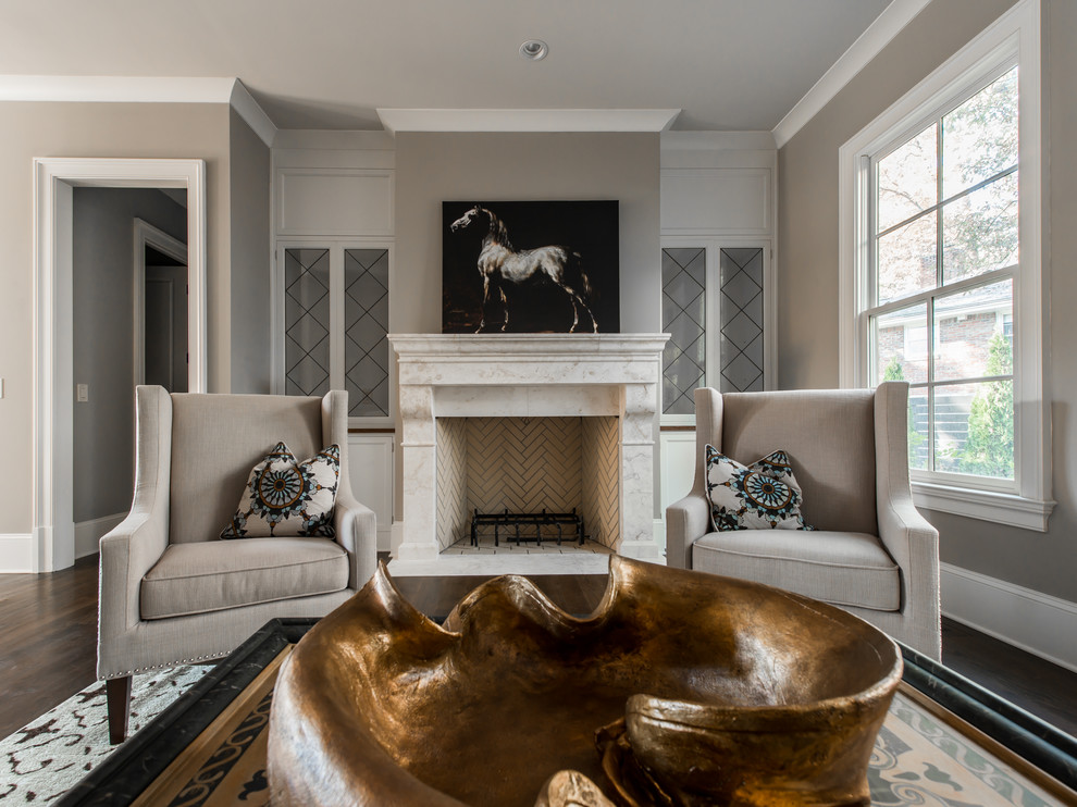 Custom Residence Atlanta Transitional Living Room Atlanta by