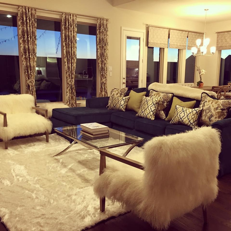 Custom Upholstery Living Room Dallas by Kingston Fabric