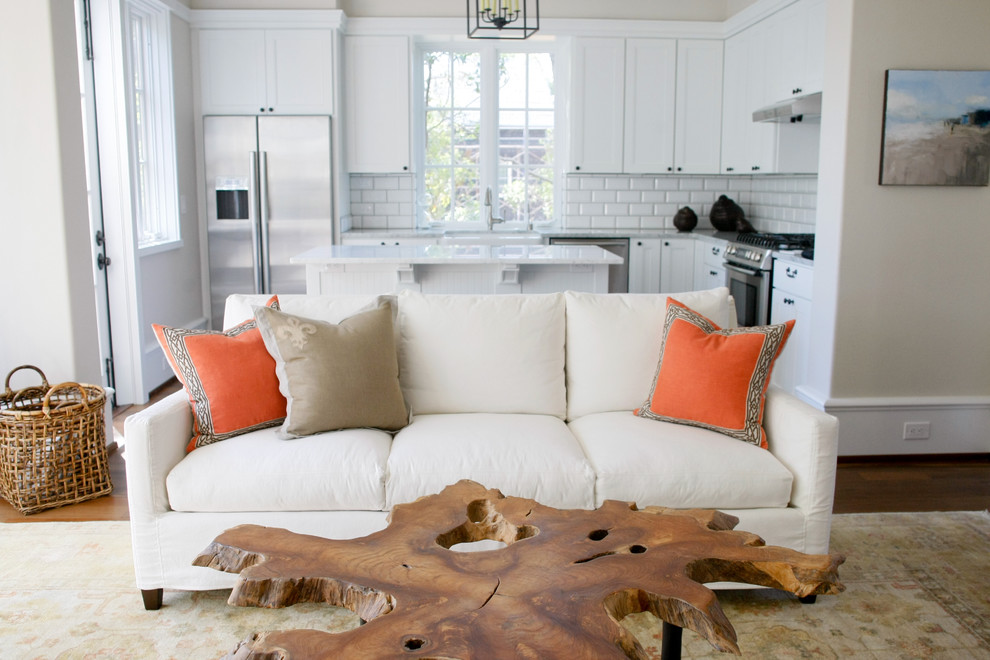 Design ideas for a bohemian living room in Charleston.