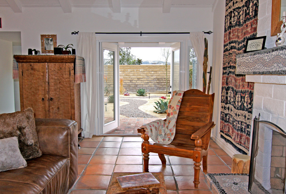 Living room in Orange County.