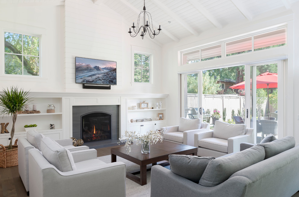This is an example of a coastal living room in Vancouver.