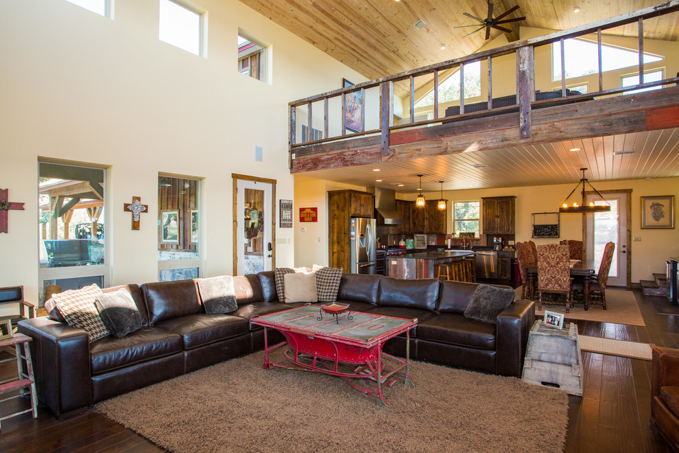 Davis Ranch Comfort Texas Rustic Living Room Austin by GJ