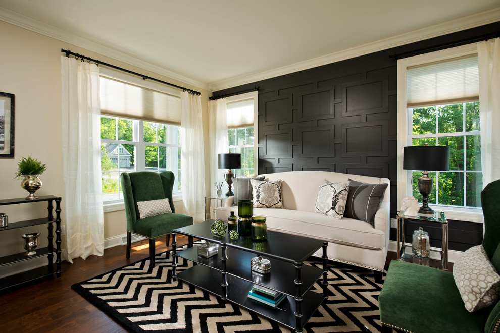 Decorated Model Homes Living Room by Marini Homes, LLC Houzz