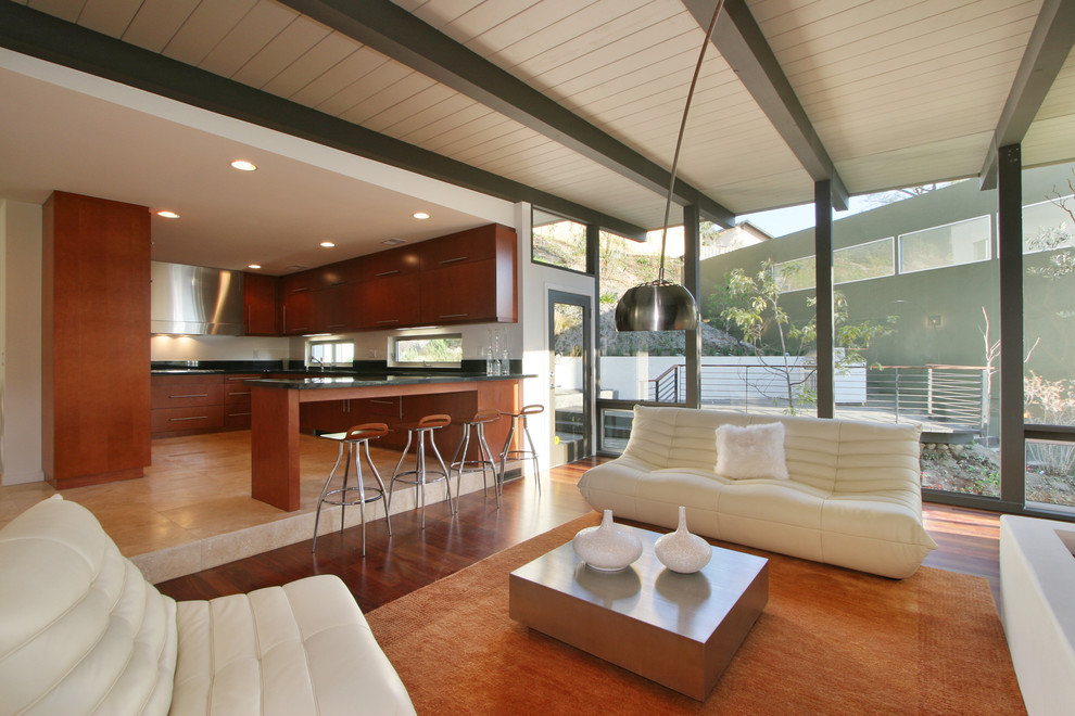 Modern living room in San Diego.