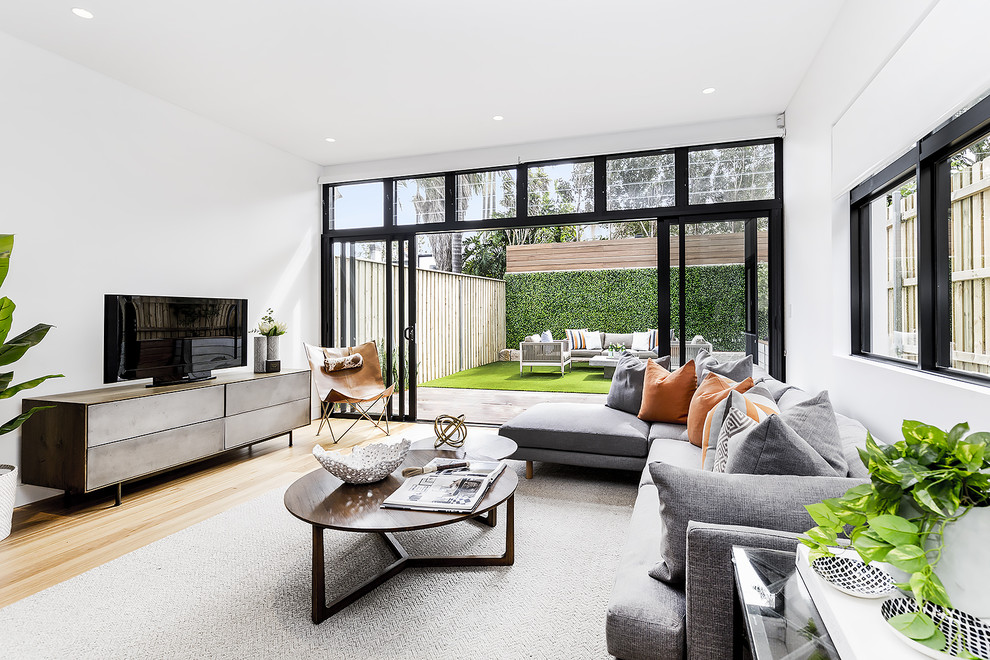 Denison St Bondi Junction Contemporary Living Room Sydney by