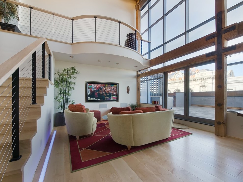 Denver Cable Railing Modern Living Room Denver by Keuka Studios