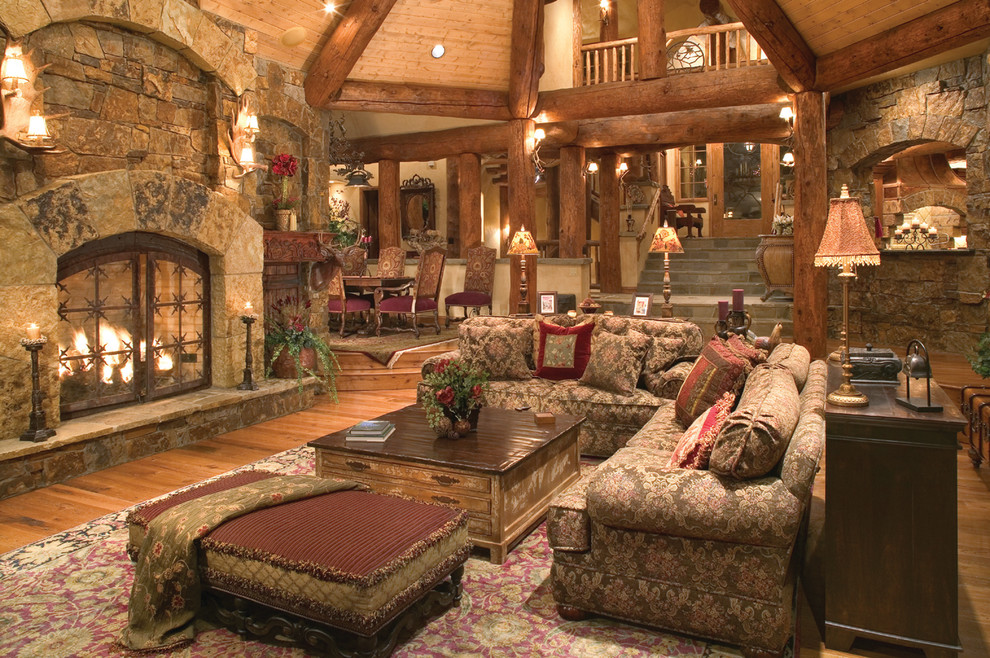 Example of a classic living room design in Denver