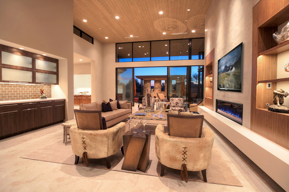 Modern living room in Phoenix.