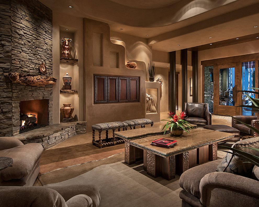 desert style living room