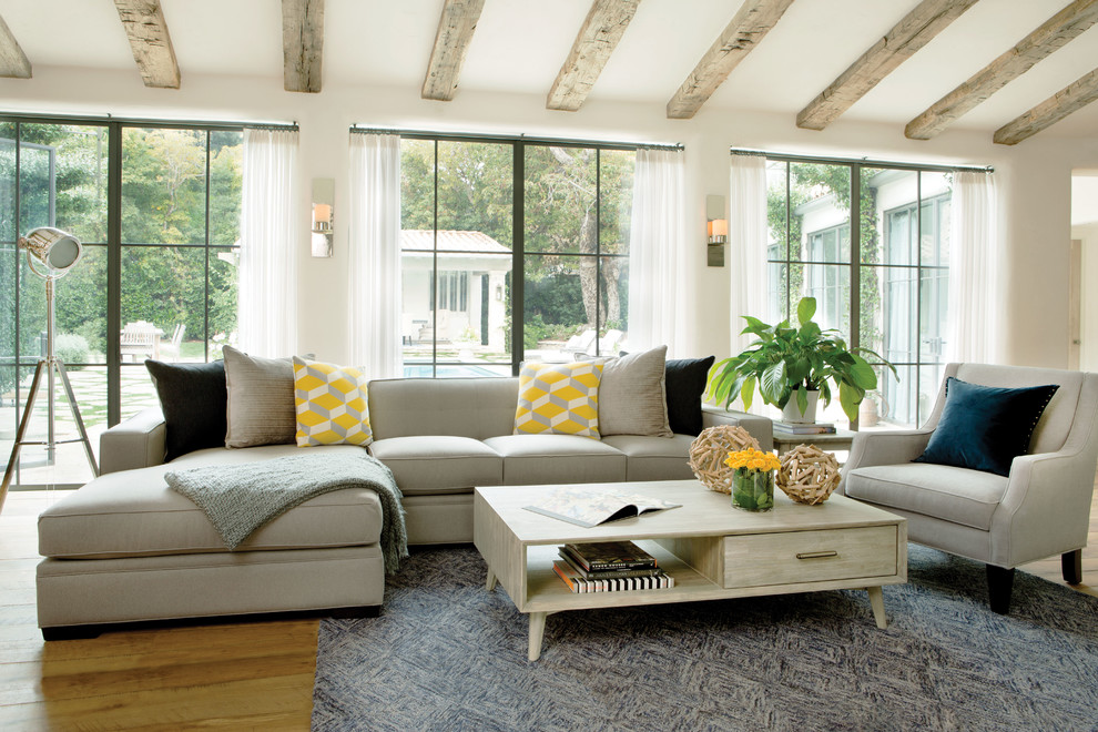 Designed By Jeff Lewis Spring 2015 Catalog Contemporary Living Room Los Angeles By Living Spaces Houzz