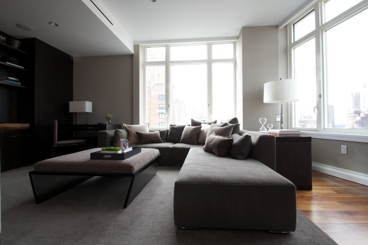Design ideas for a modern living room in New York.