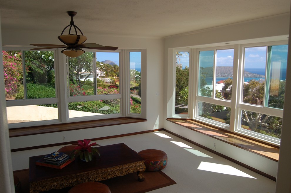 Diamond Head Windows & Doors Projects Tropical Living Room Hawaii