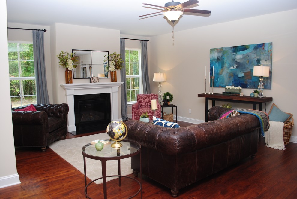 The Brookshire Great Room Traditional Living Room Richmond by