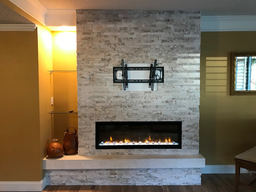 Dimple Ignite Electric Fireplace Tampa, FL Contemporary Living