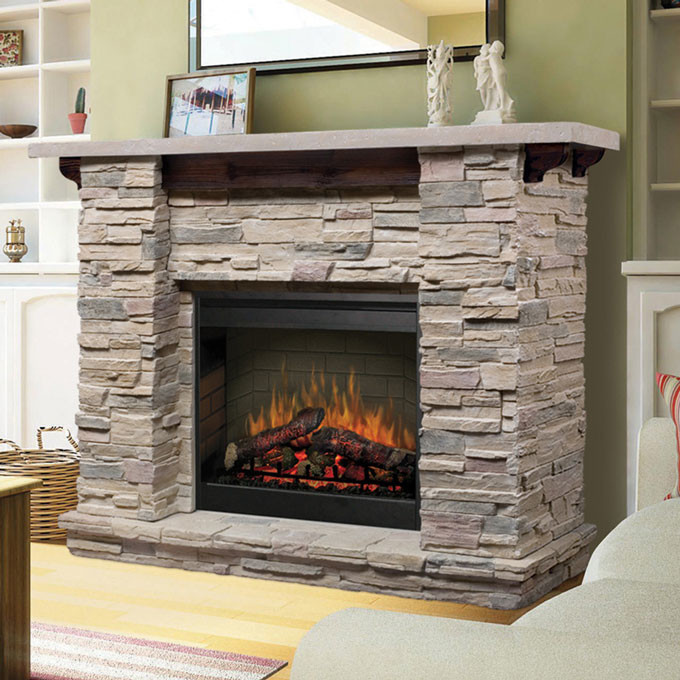 Is your Dream Home Missing a Fireplace? Faux Stone can help you make an Electric One this Winter