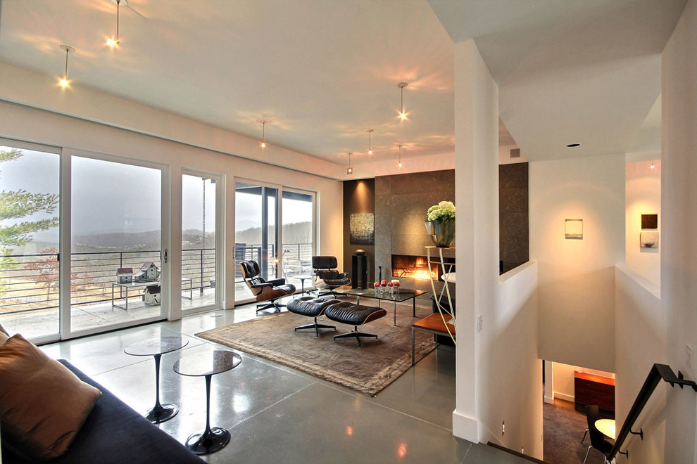 Dogwood on Smokerise Mtn Modern Living Room Atlanta by