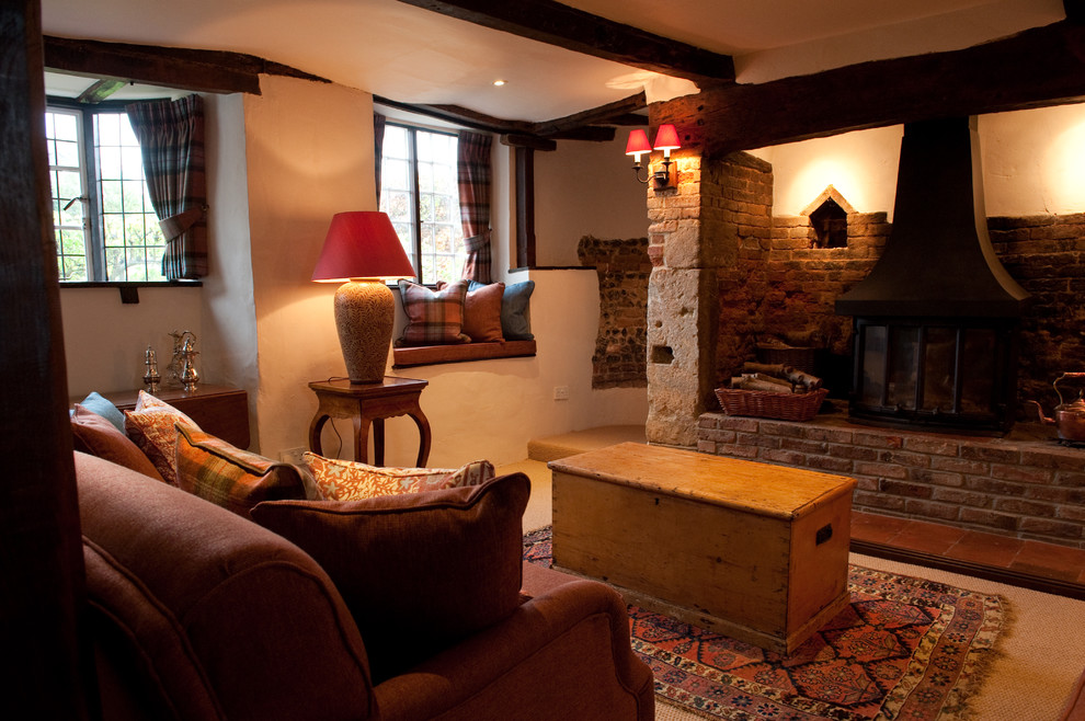 Design ideas for a classic living room in Dorset.