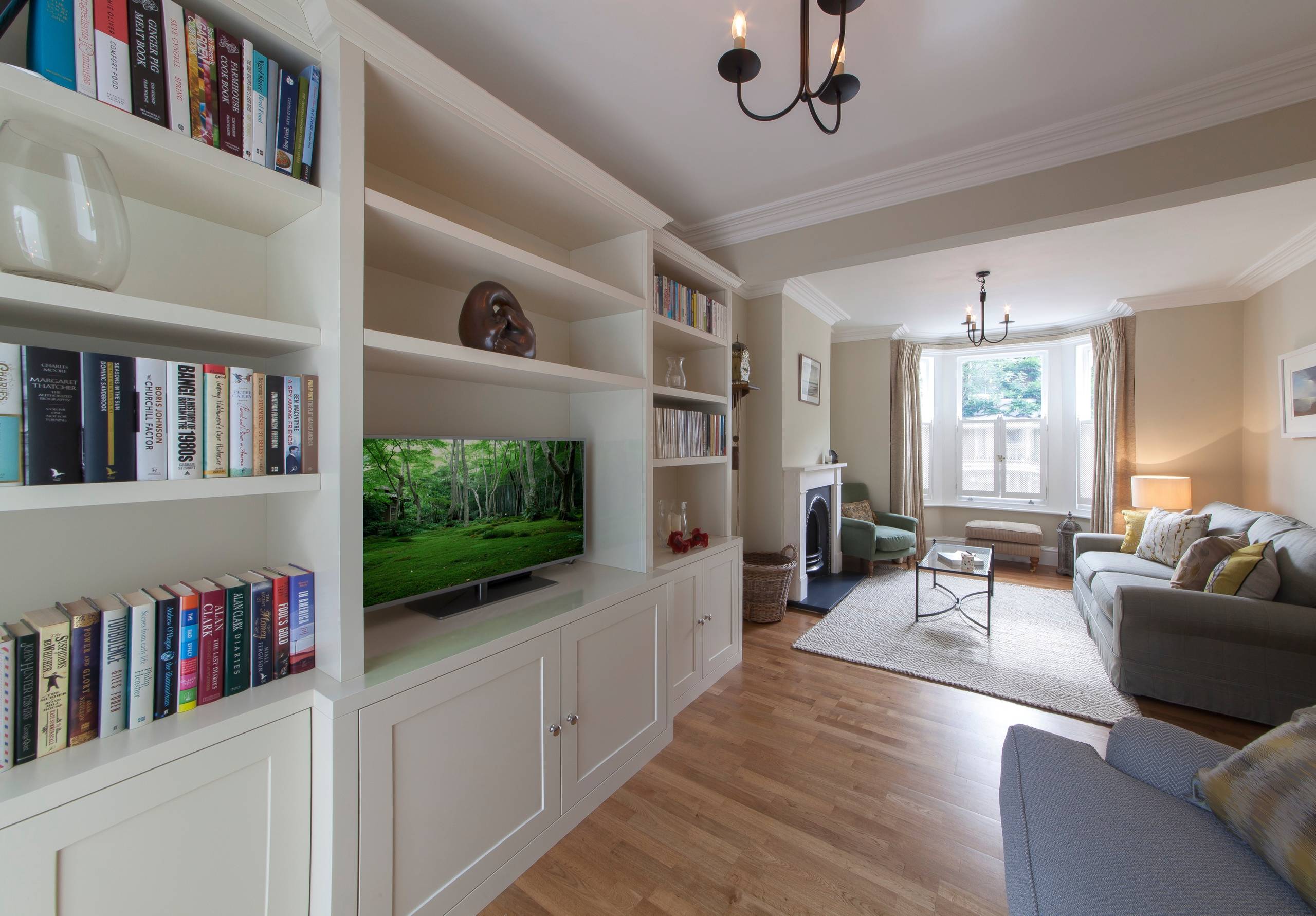 Double Reception Room In Victorian Terraced Cottage Victorian Living Room London By Caroline Browne Interior Design Houzz