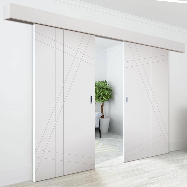 Double Sliding Doors Modern Living Room Other by DirectDoors