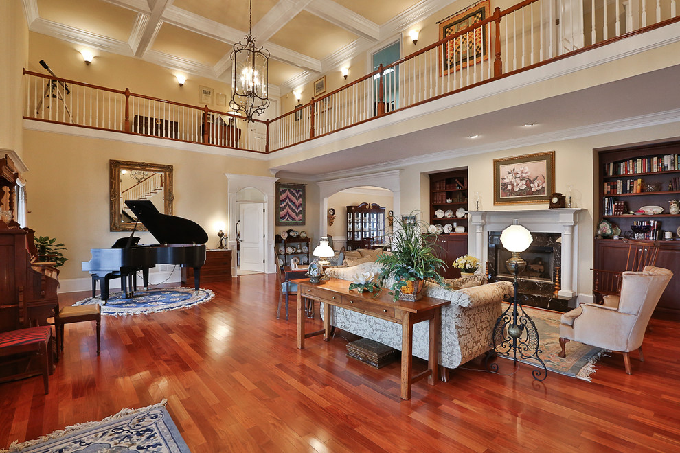 Douglasville Plantation Home Traditional Living Room Atlanta by