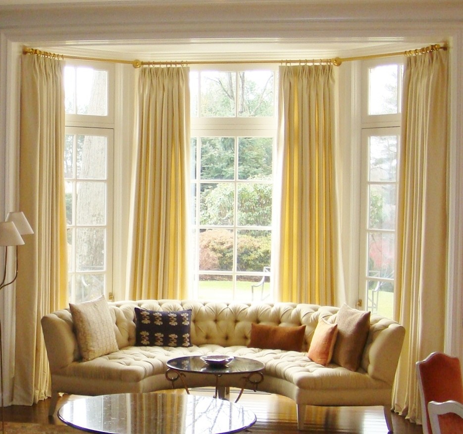 Draperies and Window Treatments - Traditional - Living Room - New York ...